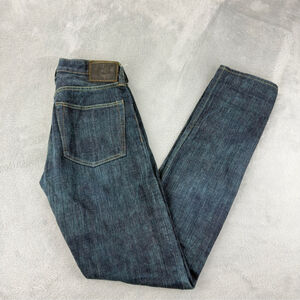 Sugar Cane Men's Size 30 W x 30 L Green Selvedge Japanese Blue Denim